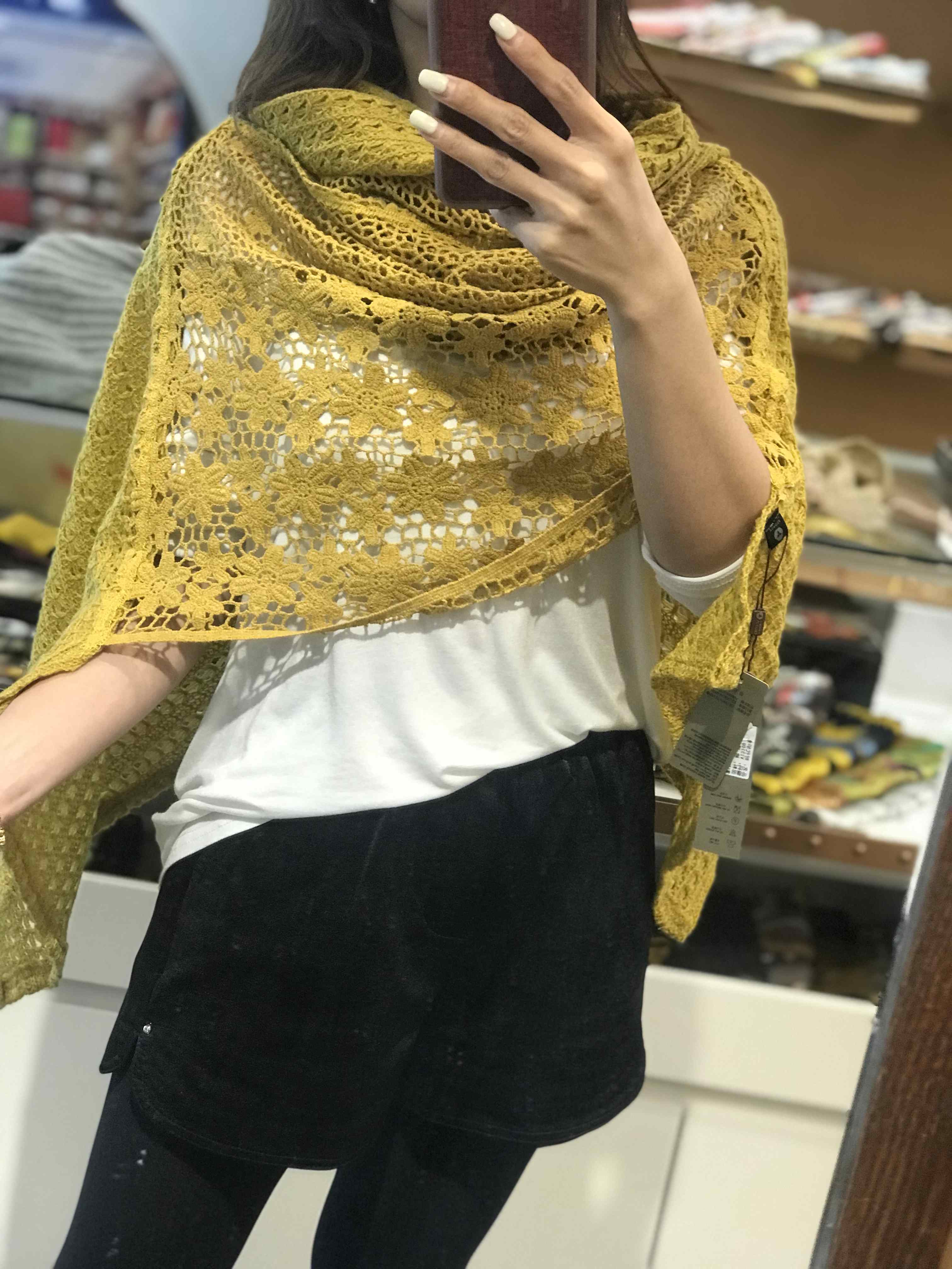 优品堂【时代华章】围巾、披肩、衣服三用