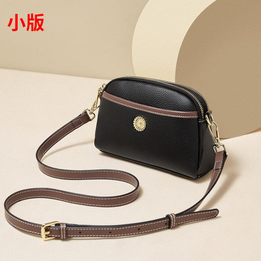 【年底清仓】Safiya/索菲娅头层牛皮2022新款包包手机百搭单肩包斜挎包女包 SF900016Y 商品图1