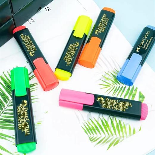 德国辉柏嘉荧光笔1548莹光彩色笔荧光标记笔学生荧光笔标记笔记号笔彩色粗划重点办公荧光色笔 商品图14