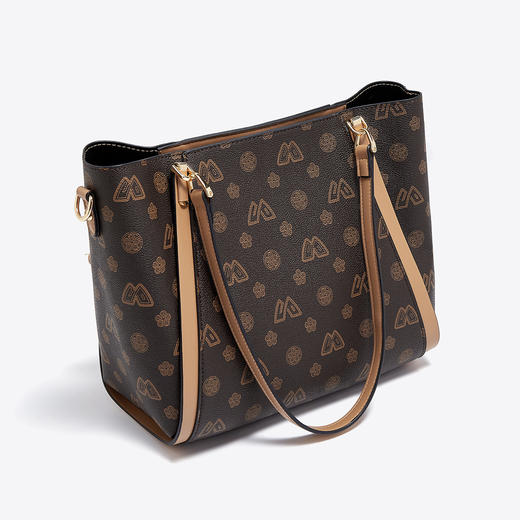 Safiya/索菲娅包包2022新款印花托特包单肩包女式斜挎包手提女包 SF9140016Y 商品图3