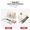 【立减30元】Safiya/索菲娅二层牛皮2022新款菱格包链条包单肩包女斜挎包女包 SF953015Y 商品缩略图4