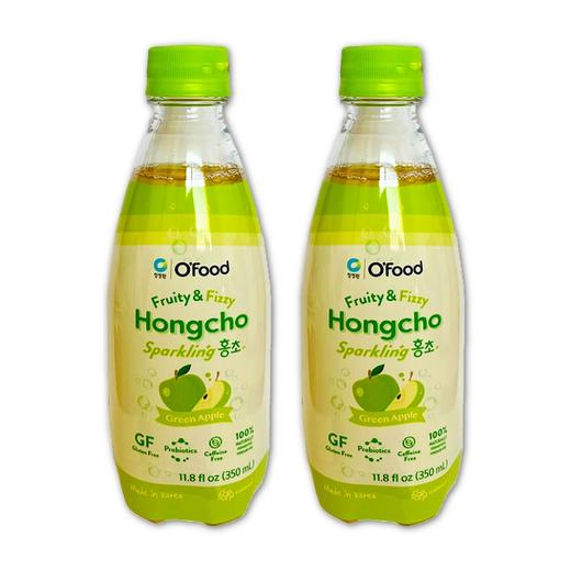 【捆绑】清净园 青苹果红醋碳酸饮料350ml*2 商品图0