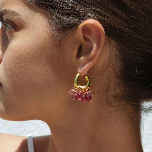 订购6周到｜Annele-LOVE-红色 耳环［芬兰设计师］ 商品图3