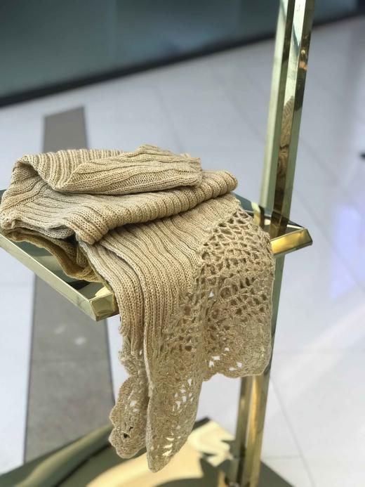 优品堂【圆舞曲】毛线勾花🌸围巾、披肩两用 商品图11