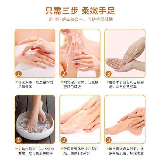 【超值3瓶装】泰国VINCERE燕窝珍珠香蕉膏 解决干裂、手足裂口 滋润保湿嫩滑肌肤修复手足脱皮开裂四季可用 商品图3