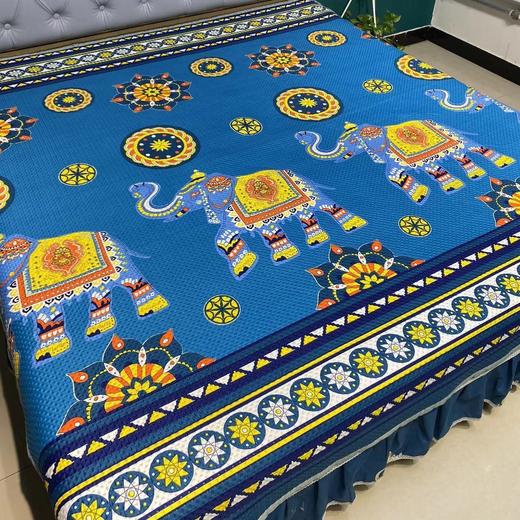 【三层加厚】四季床盖榻榻米双面不掉色裸睡亲肤多用途床盖学生宿舍床单床垫褥子绗缝防滑床盖可机洗 商品图4