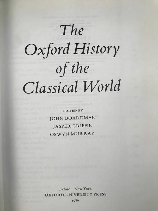 牛津古典世界史（馆藏1986） 数百幅插图 精装16开 商品图3