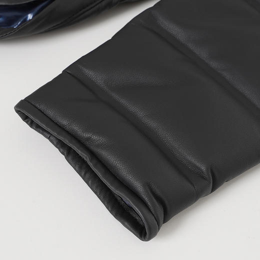 EITIE爱特爱冬季新款时尚显瘦压纹保暖皮羽绒外套女7293917 商品图5