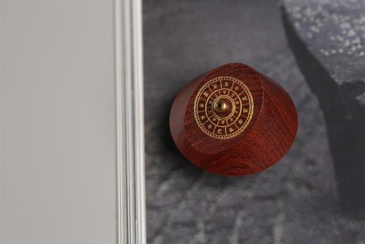 SDCC0071°缅甸黄花梨日晷香插 商品图4