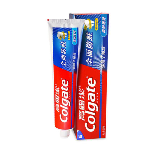 【百】高露洁全面防蛀清新薄荷牙膏 250g 清新口气 强健牙釉质 商品图0