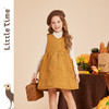 littletime女童花朵背心裙秋冬加厚保暖儿童背心连衣裙 商品缩略图0