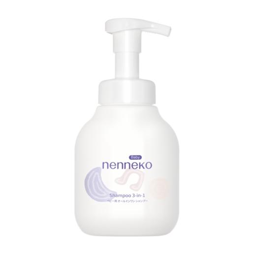 【NENNEKO/霓奈可】婴儿泡沫洗发沐浴露洁面多效三合一 300ml 商品图0