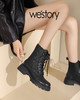 westory22年秋冬新款短靴小香风瘦瘦靴英伦马丁靴ins潮82571 商品缩略图4