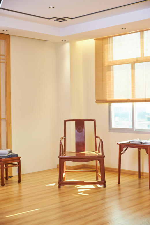 红桥红  家具严选  缅甸花梨(大果紫檀）  【王款 大扇形 南官帽椅】 商品图0