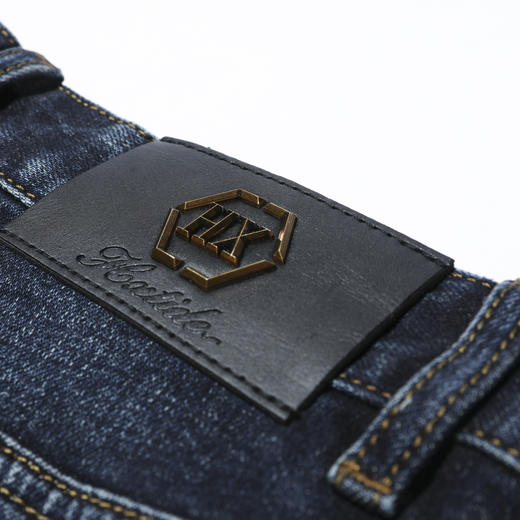 【专属秒杀】HX 冬季百搭直筒休闲水洗牛仔长裤Y201240001101 商品图6