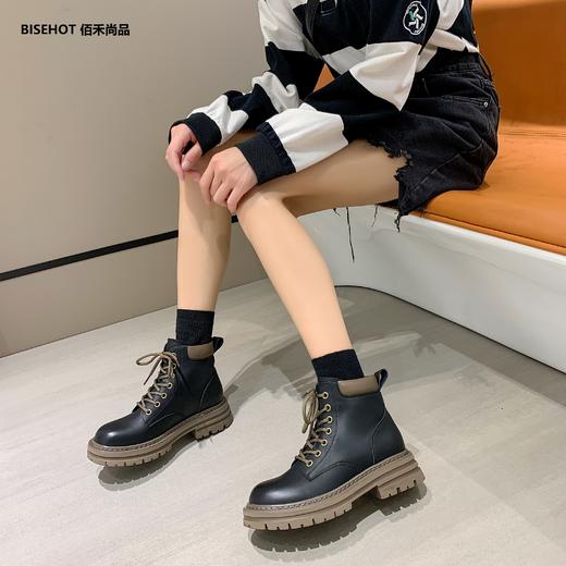 新品冬季潮流时尚百搭马丁靴798B25558 商品图4