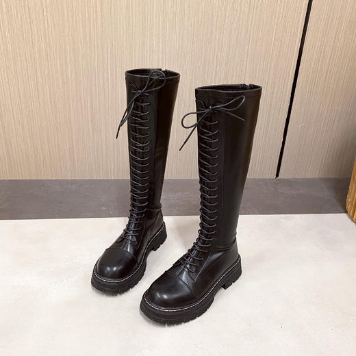 新品冬季薄绒时尚显瘦百搭高靴909B25540 商品图6