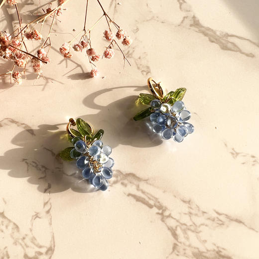 订购6周到｜Annele-Blueberry-蓝莓 果冻 耳夹（无耳洞）［芬兰设计师］ 商品图2