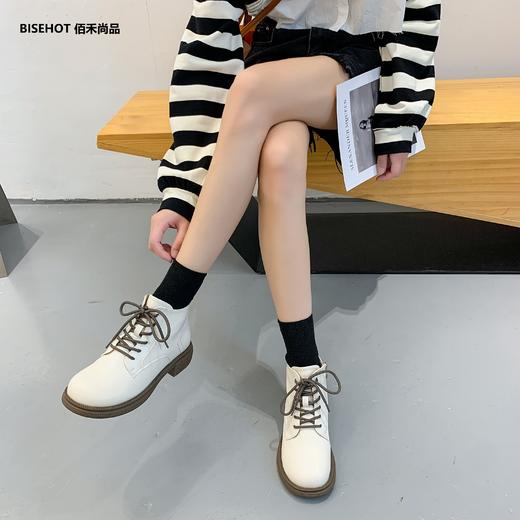 新品冬季薄绒百搭舒适马丁靴798B25511（W） 商品图3