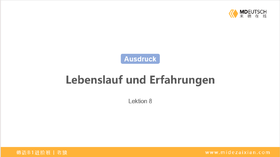 【表达】个人简历和经历丨L8