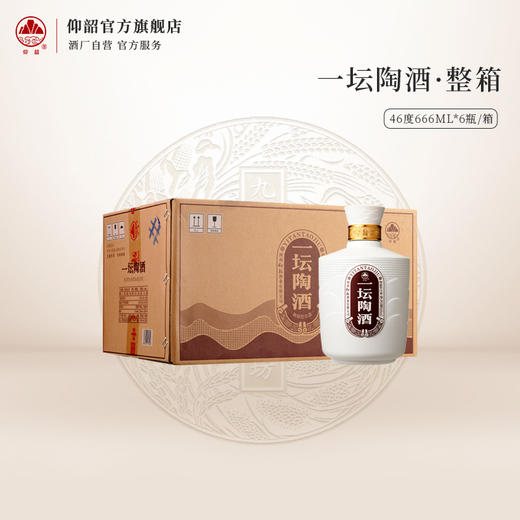 【秒杀】仰韶彩陶坊 一坛陶酒 46度 666ml/瓶 一箱6瓶 陶融型白酒 商品图2