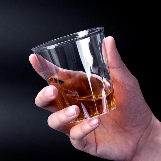 喇叭花300ml香菱杯一次性塑料杯子PS塑料航空杯 硬水杯啤酒洋酒杯 商品图7