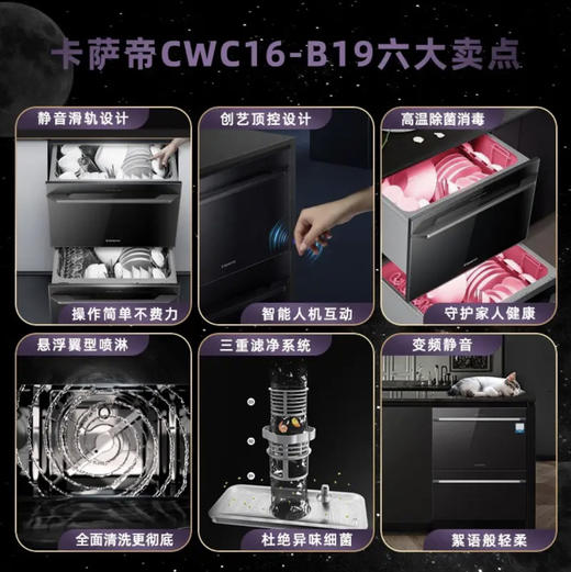 卡萨帝（Casarte）洗碗机 CWC16-B19 商品图1