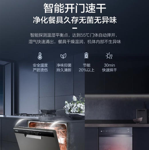 海尔（Haier）洗碗机 EYW14B186JSU1 商品图11