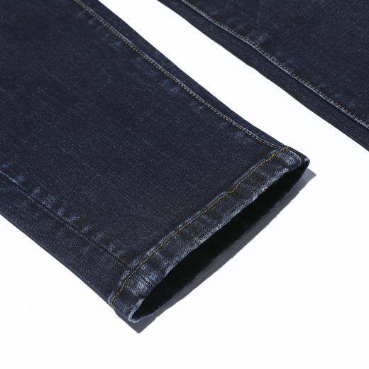 【专属秒杀】HX 冬季百搭直筒休闲水洗牛仔长裤Y201240001101 商品图11