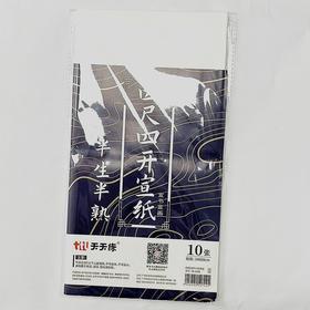 天天练四尺四开宣纸半生半熟宜书宜画10张34*69cm书法国画文房四宝