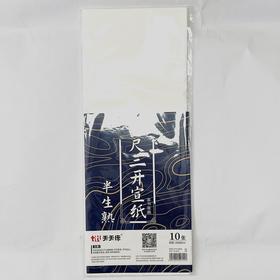 天天练四尺三开宣纸半生熟宜书宜画10张4569cm书法国画文房四宝
