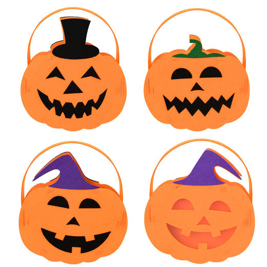 【万圣节DIY手工南瓜灯】万圣节南瓜灯儿童diy手工制作材料包 手提发光南瓜灯幼儿园装饰 商品图4