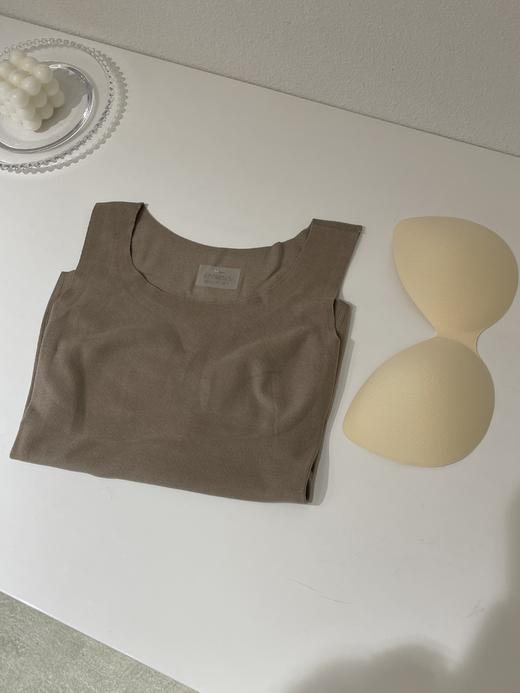 【2件99！竖条德绒文胸背心A0912胸垫可拆卸款！】厂家直出的德绒背心来了！进口德绒高品质纤维，黑科技保暖，德国拜耳公司官方指定面料使用商！8色可选，柔软细腻贴身百搭，可穿着入睡！ 商品图12