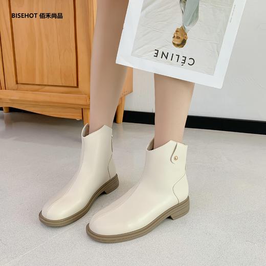 新品冬季薄绒时尚女矮靴舒适百搭798B25510 商品图8