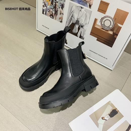 新品牛皮百搭舒适一脚蹬马丁靴846B25508（W） 商品图6