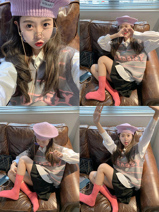 <曾小咸推荐>【叠穿界MVP】针织马甲 商品图0