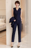高端职业装西装套装女夏季薄款经理工装正装酒店前台气质工作服秋 商品缩略图2