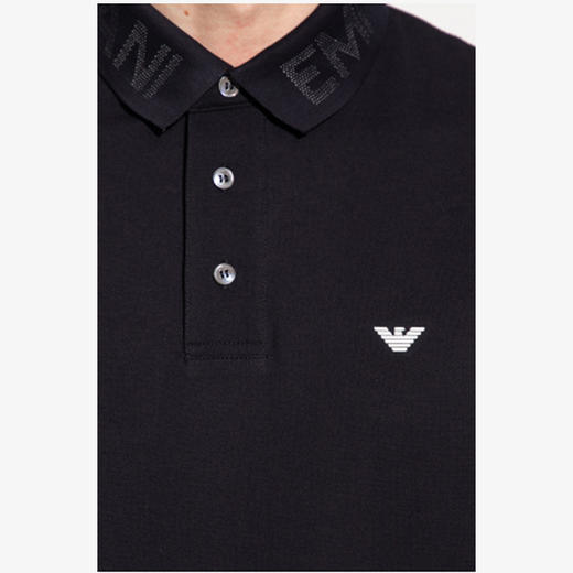 EMPORIO ARMANI 阿玛尼 男士短袖T恤 深蓝 6L1F93 1JTKZ 0920 商品图3