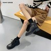 新品冬季加绒牛皮系带马丁靴846B25509 商品缩略图2