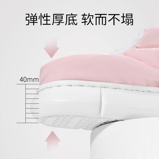 素湃 气凝胶保暖疏水厚底云感毛拖鞋 男女同款 商品图3