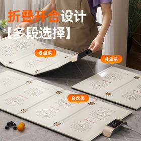 【新品上新】CIH暖菜板饭菜保温板可折叠热菜板家用多功能方形餐桌垫加热板