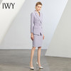 IWY/秋冬新款紫色西装西服套裙女医美工作服主持人套装白领通勤正装olC12105+S12105 商品缩略图2