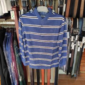 男反领长袖T89123