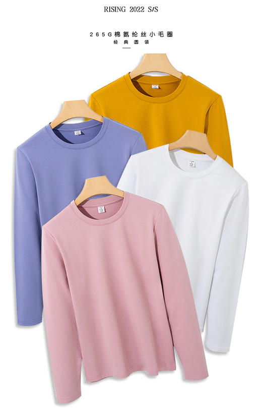奢品享受 ｜ 265g品质筋骨圆领棉T/打底T/白T （2件包邮） 商品图2