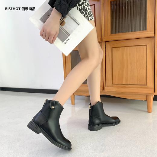 新品冬季薄绒时尚女矮靴舒适百搭798B25510 商品图6