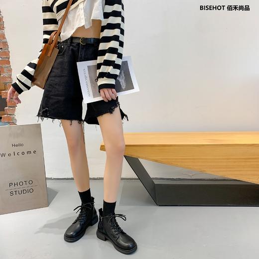 新品冬季薄绒百搭舒适马丁靴798B25511（W） 商品图8