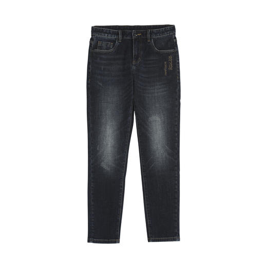 【专属秒杀】HX 冬季百搭直筒休闲水洗牛仔长裤Y201240001101 商品图1