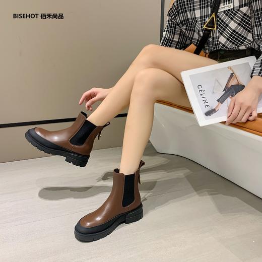 新品牛皮百搭舒适一脚蹬马丁靴846B25508（W） 商品图2