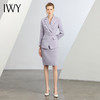 IWY/秋冬新款紫色西装西服套裙女医美工作服主持人套装白领通勤正装olC12105+S12105 商品缩略图0