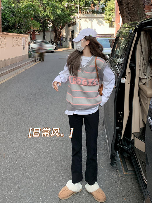 <曾小咸推荐>【叠穿界MVP】针织马甲 商品图2